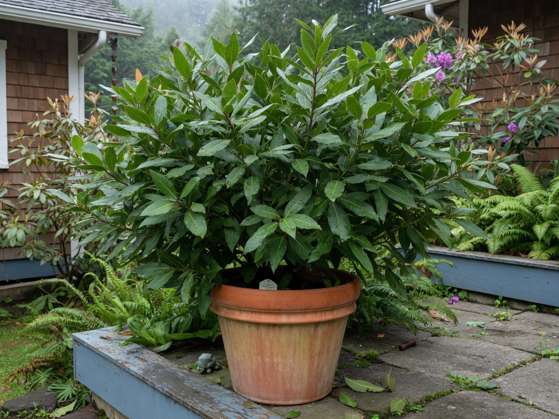 Bay laurel in a pot